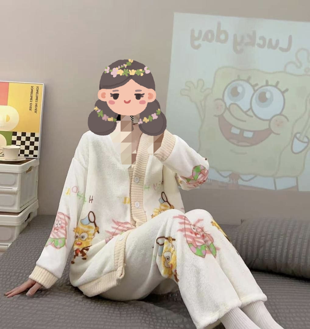 ست بلوز شلوار حوله ای وارداتی۷